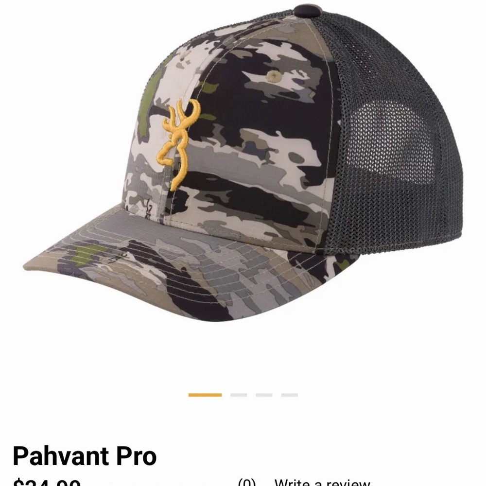 Browning Pahvant Pro Ovix Camo Mesh Back Cap